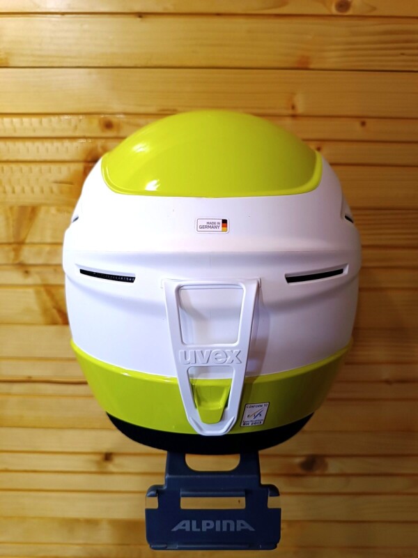 PRILBA UVEX RACE+ WHITE-LIME FIS 53-54CM